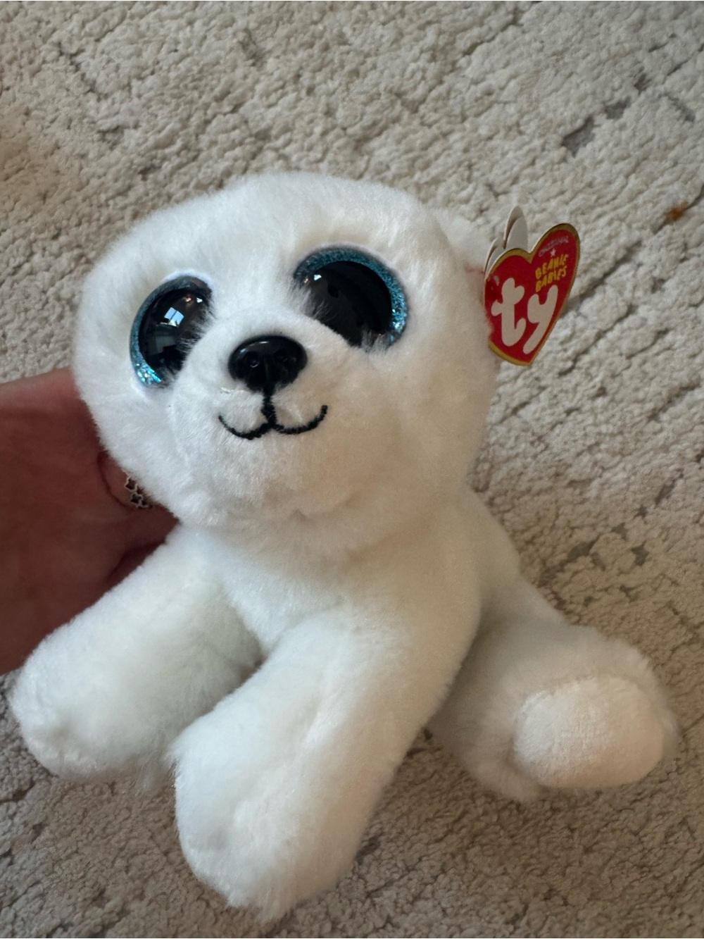 TY Beanie Babies Collection Ari the white polar bear Ty Beanie Baby stuffed Toy